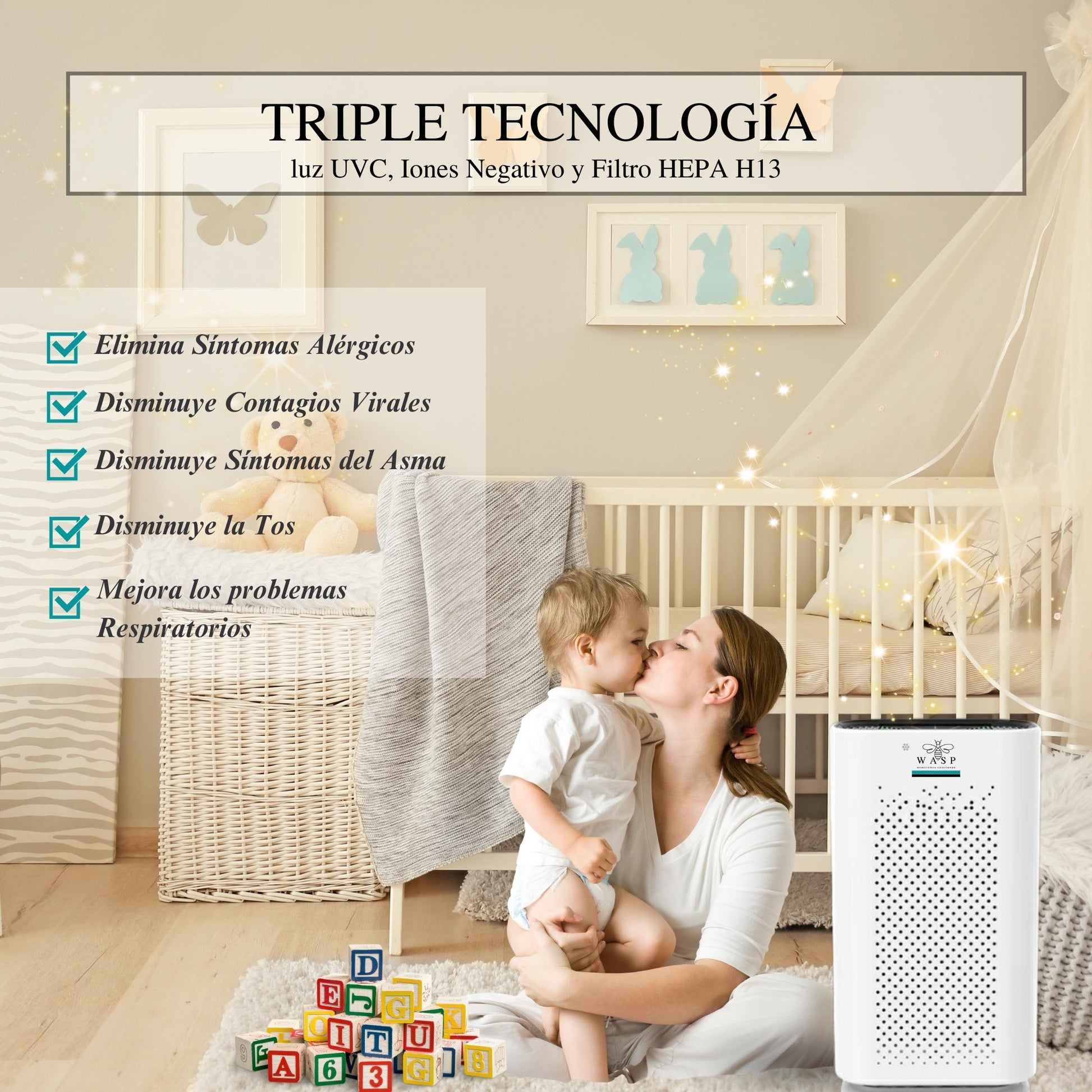 Purificador De Aire Smart Wasp - MI WASP