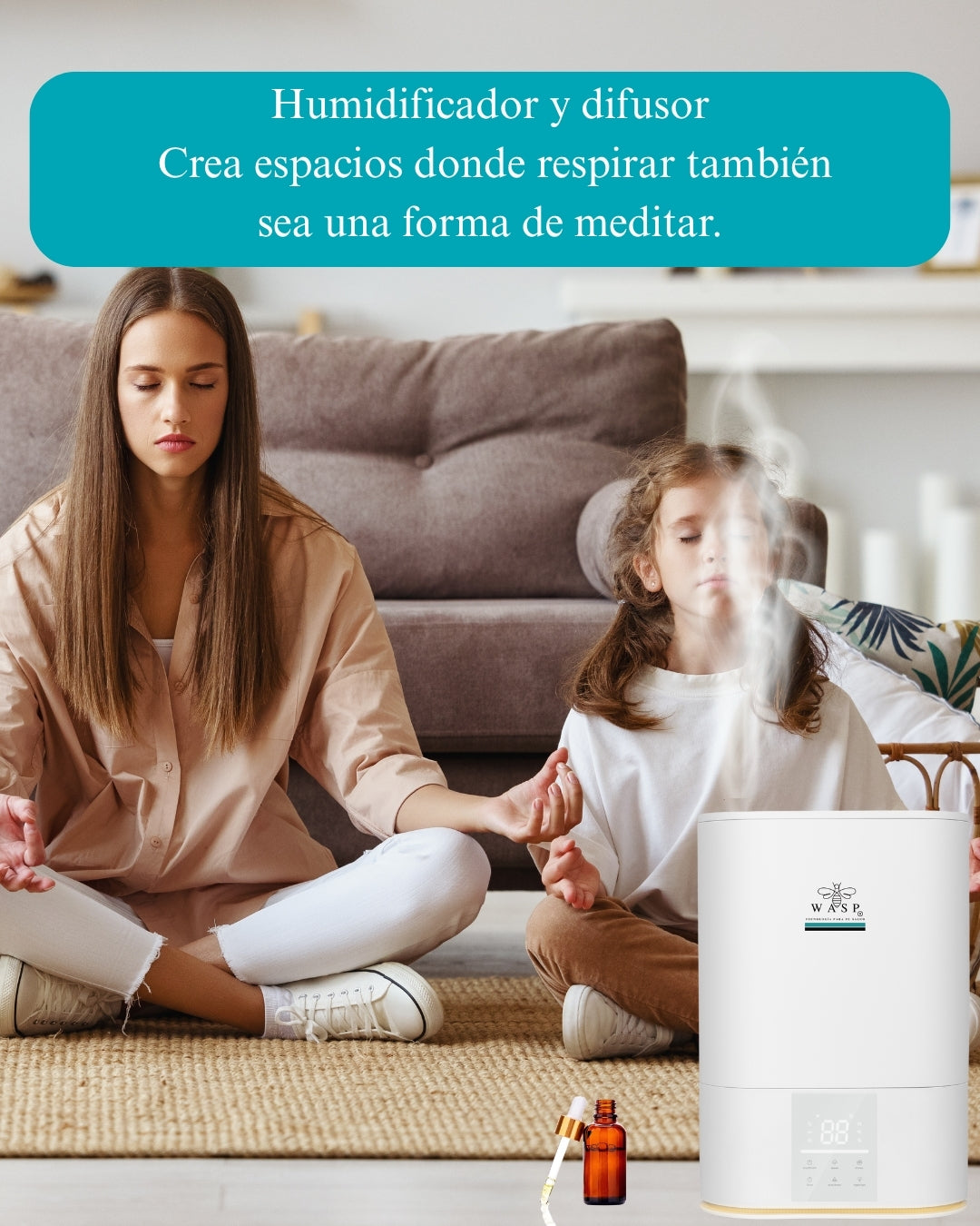 Humidificador Versa Smart con Función Purificadora y Difusor de Aroma