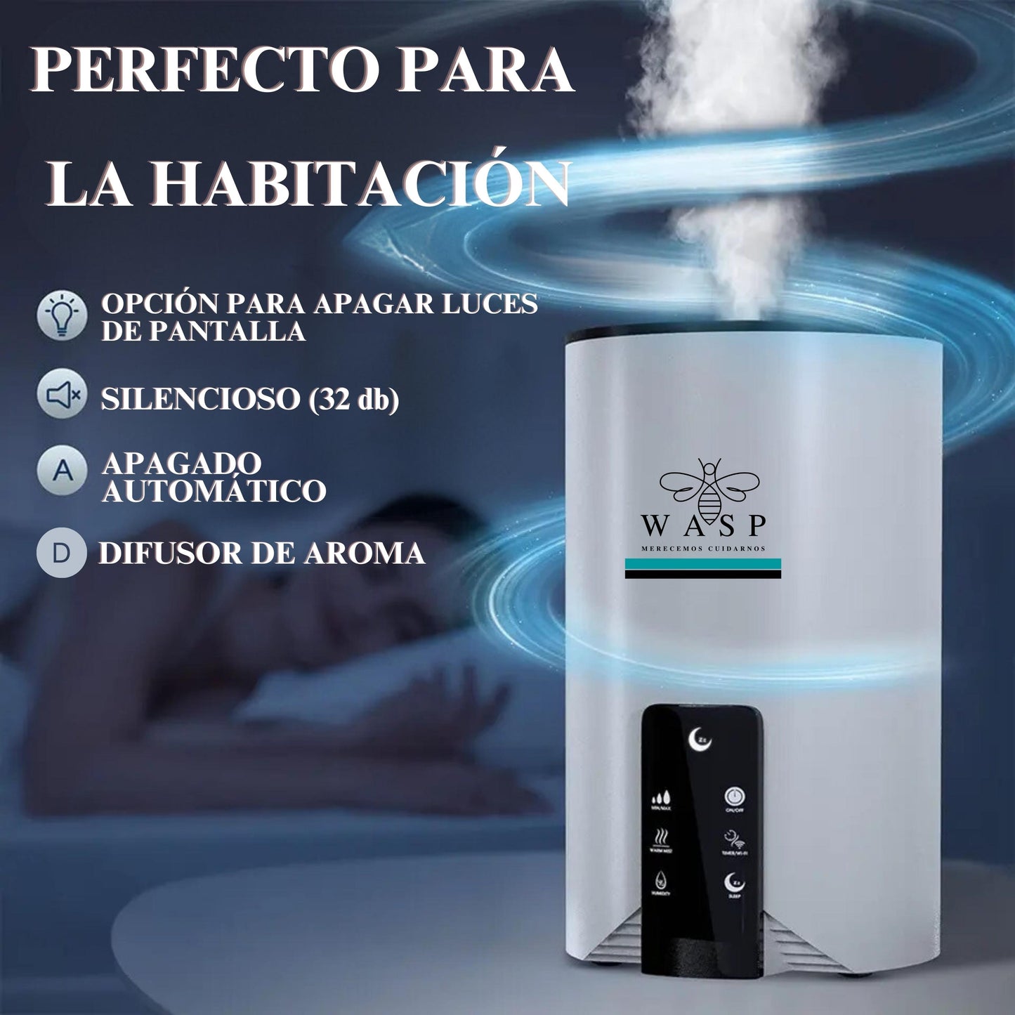 Humidificador Ultra Smart Wasp con Función Purificadora - MI WASP