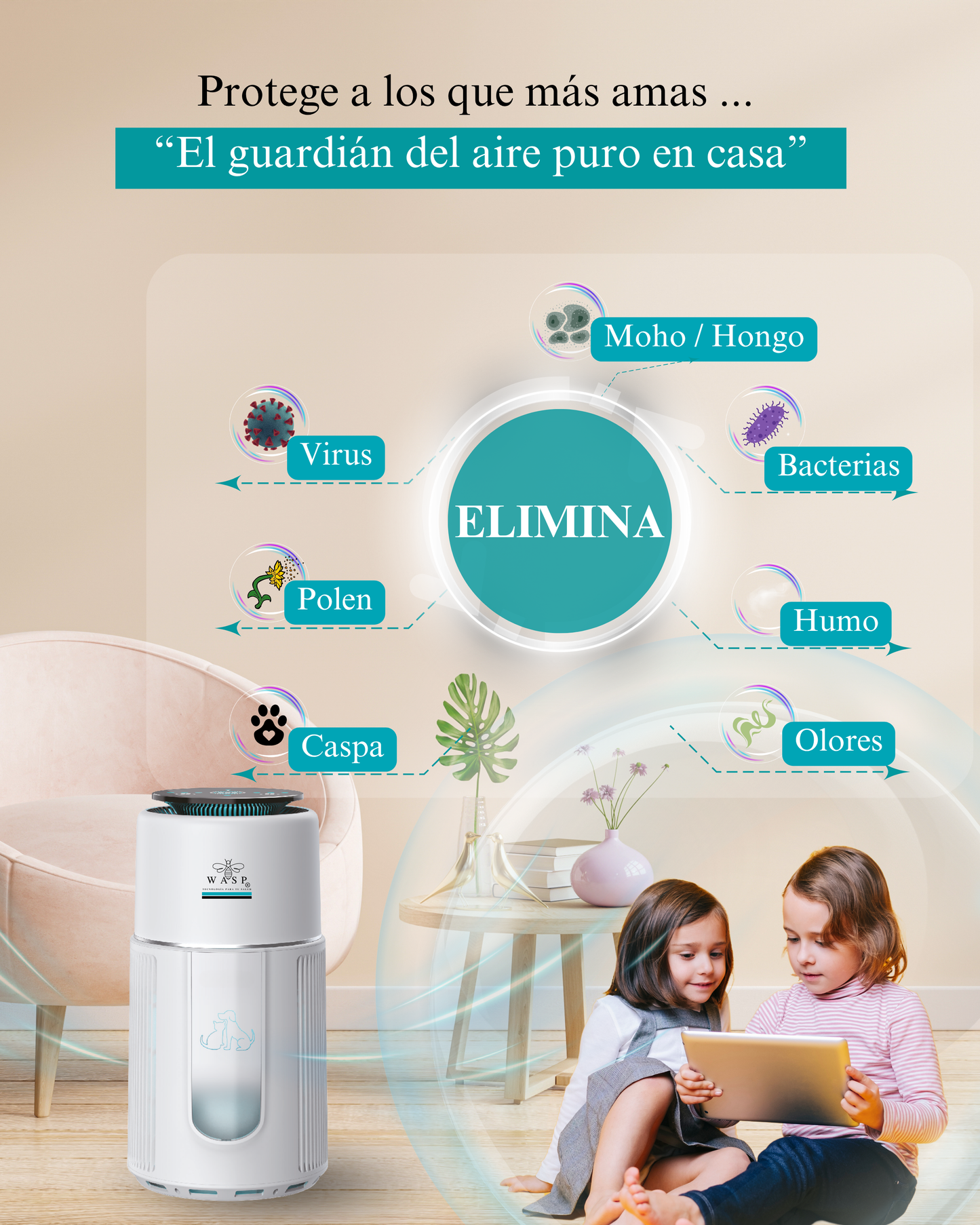 Purificador de Aire Family & Pet Pro - Avanzado