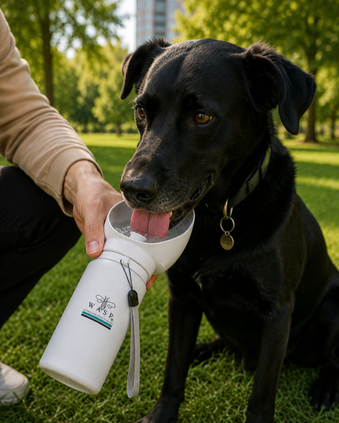 Botella de Agua Plegable Mascota