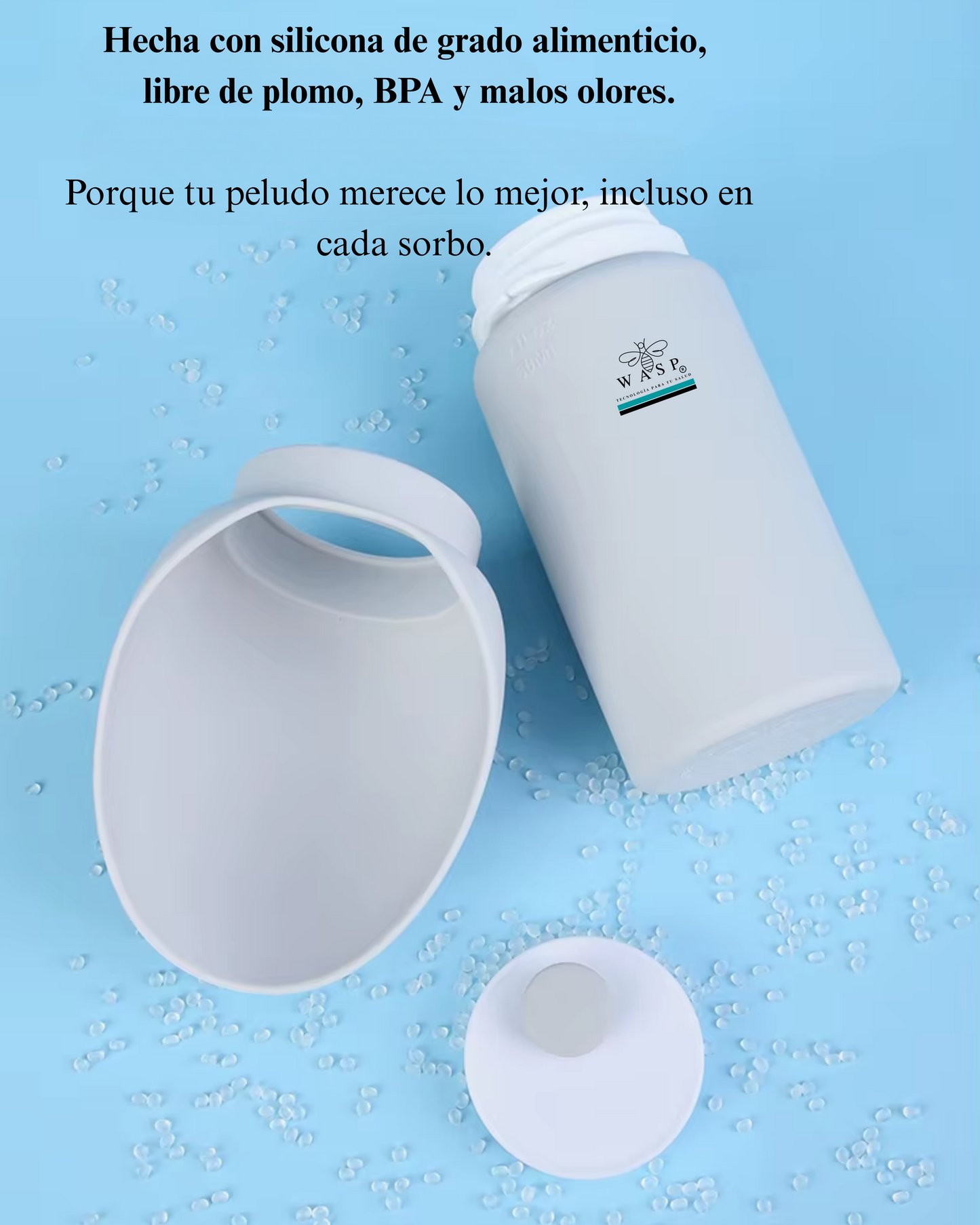Botella de Agua Plegable Mascota