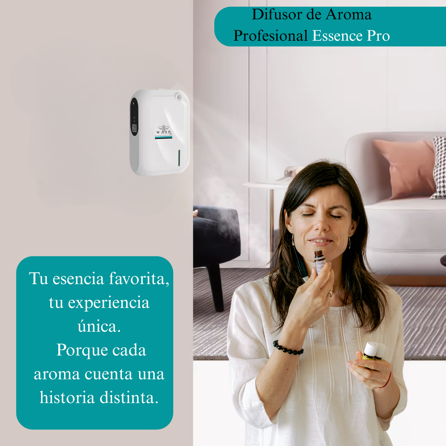 Difusor de Aroma Wasp Essence Pro - Nebulizador Profesional