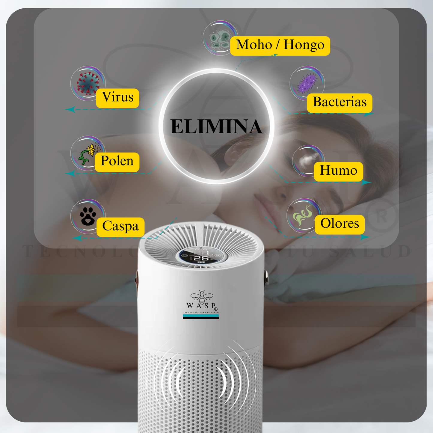 Purificador de Aire Dual Home Pro - MI WASP
