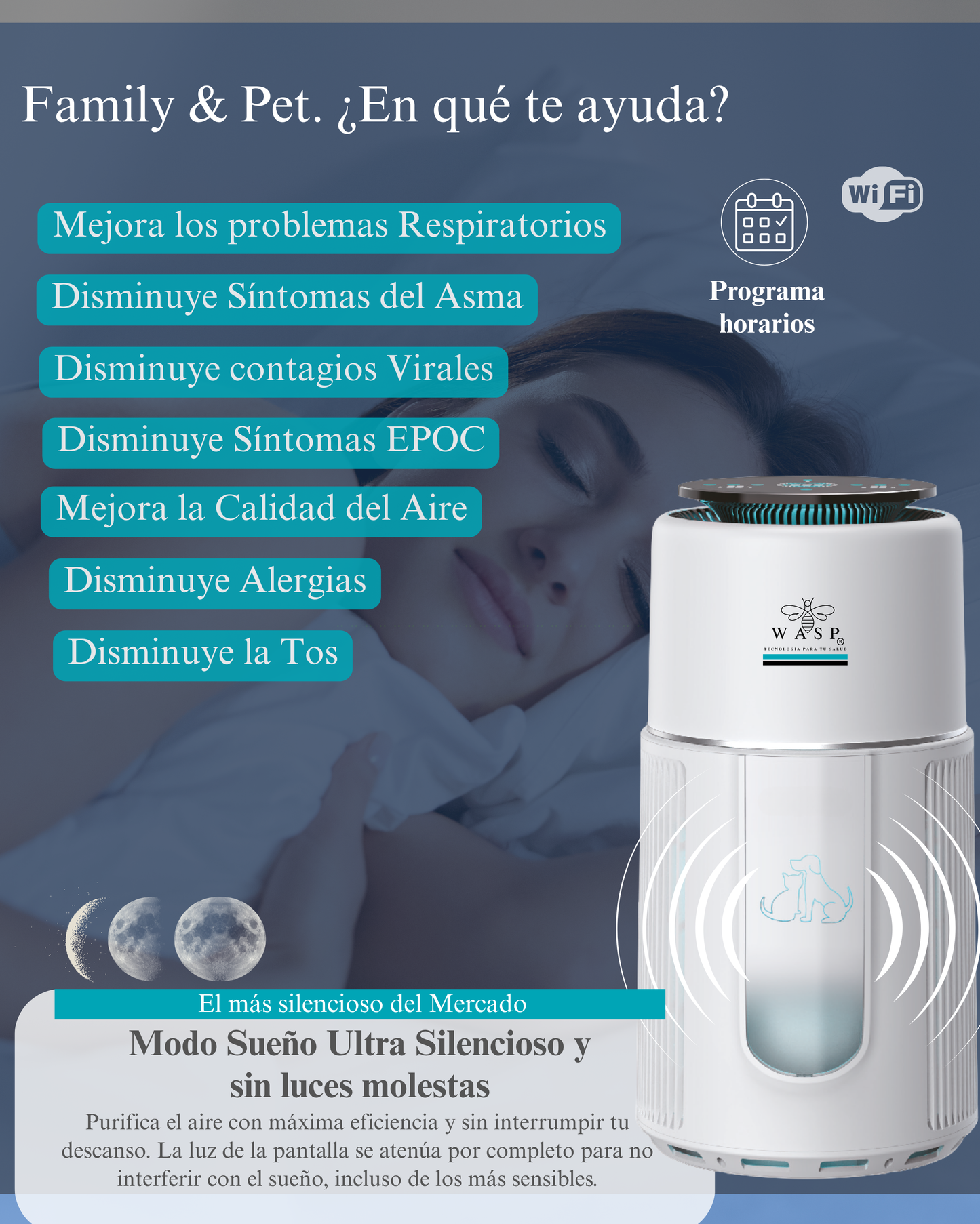 Purificador de Aire Family & Pet Pro - Avanzado