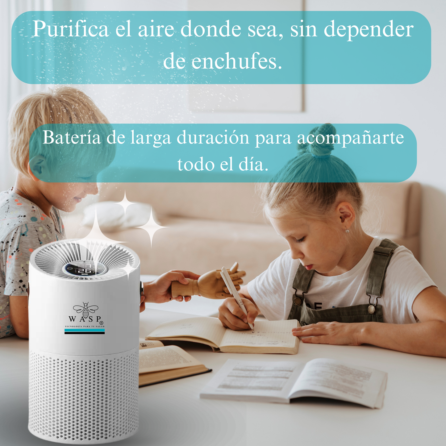 Pack Alérgico: Purificadores Smart Wasp y Dual Home Pro / Solución Integral - MI WASP