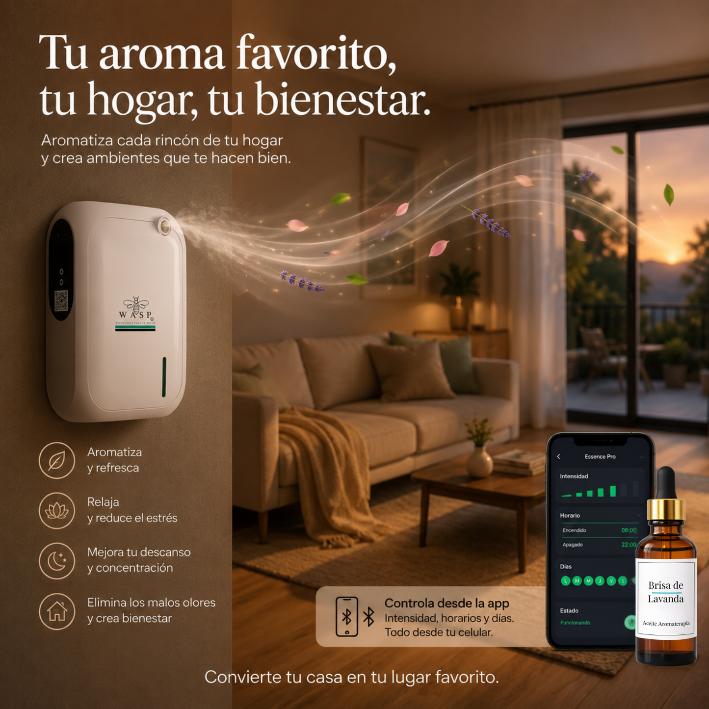 Pack Bienestar Pro: Aire limpio y una experiencia aromática premium