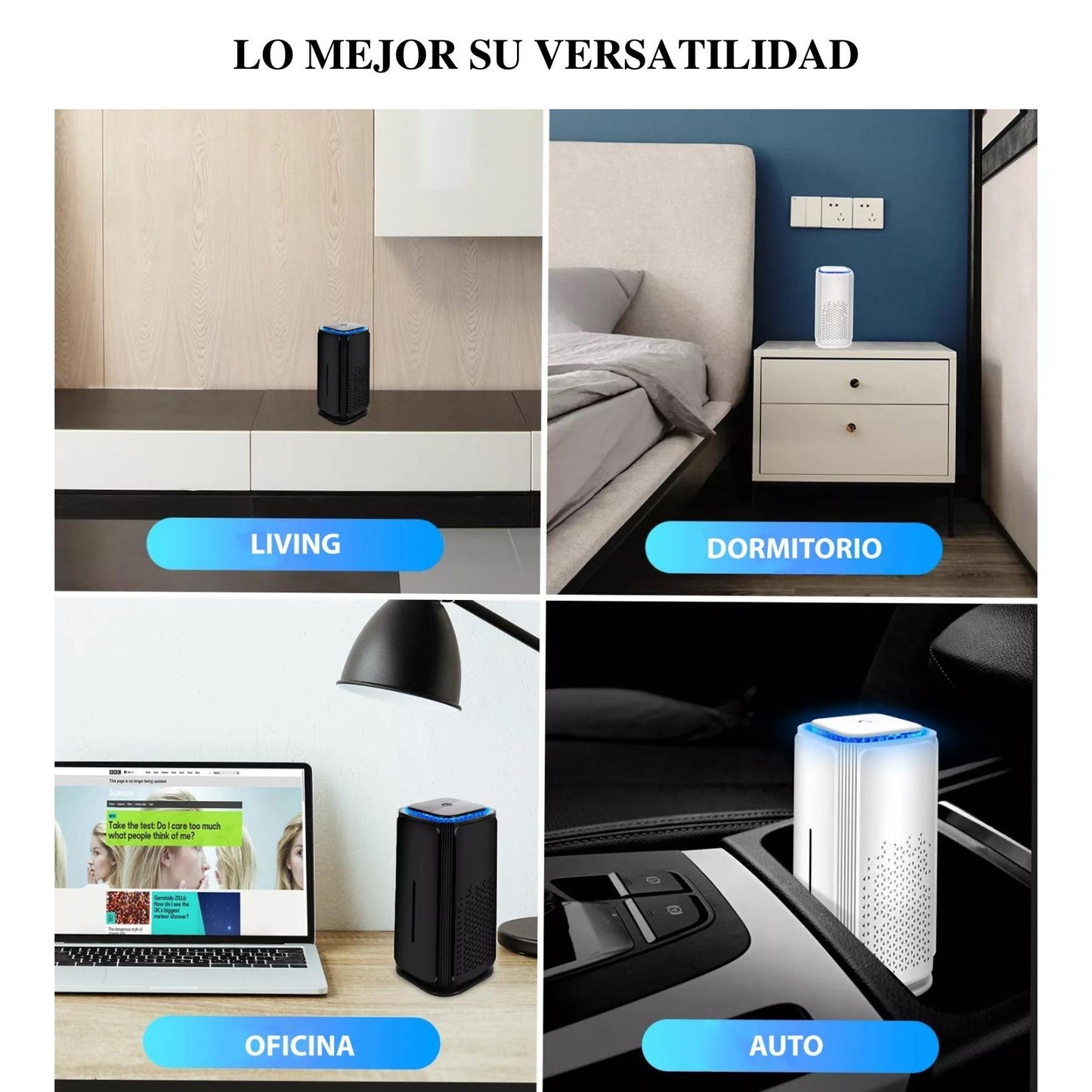 Purificador De Aire Portátil Con Triple Tecnología - MI WASP
