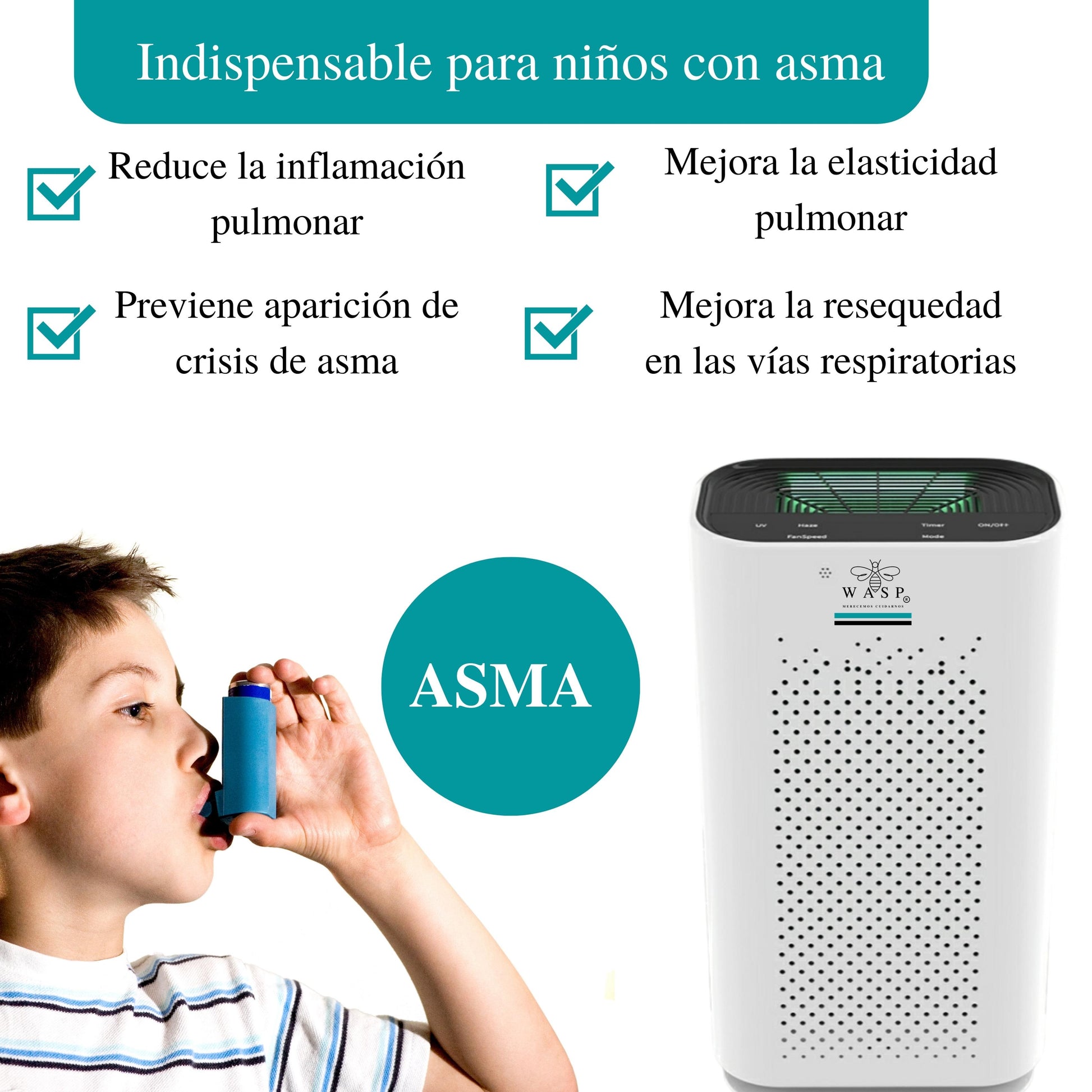 Purificador De Aire Smart Wasp - MI WASP
