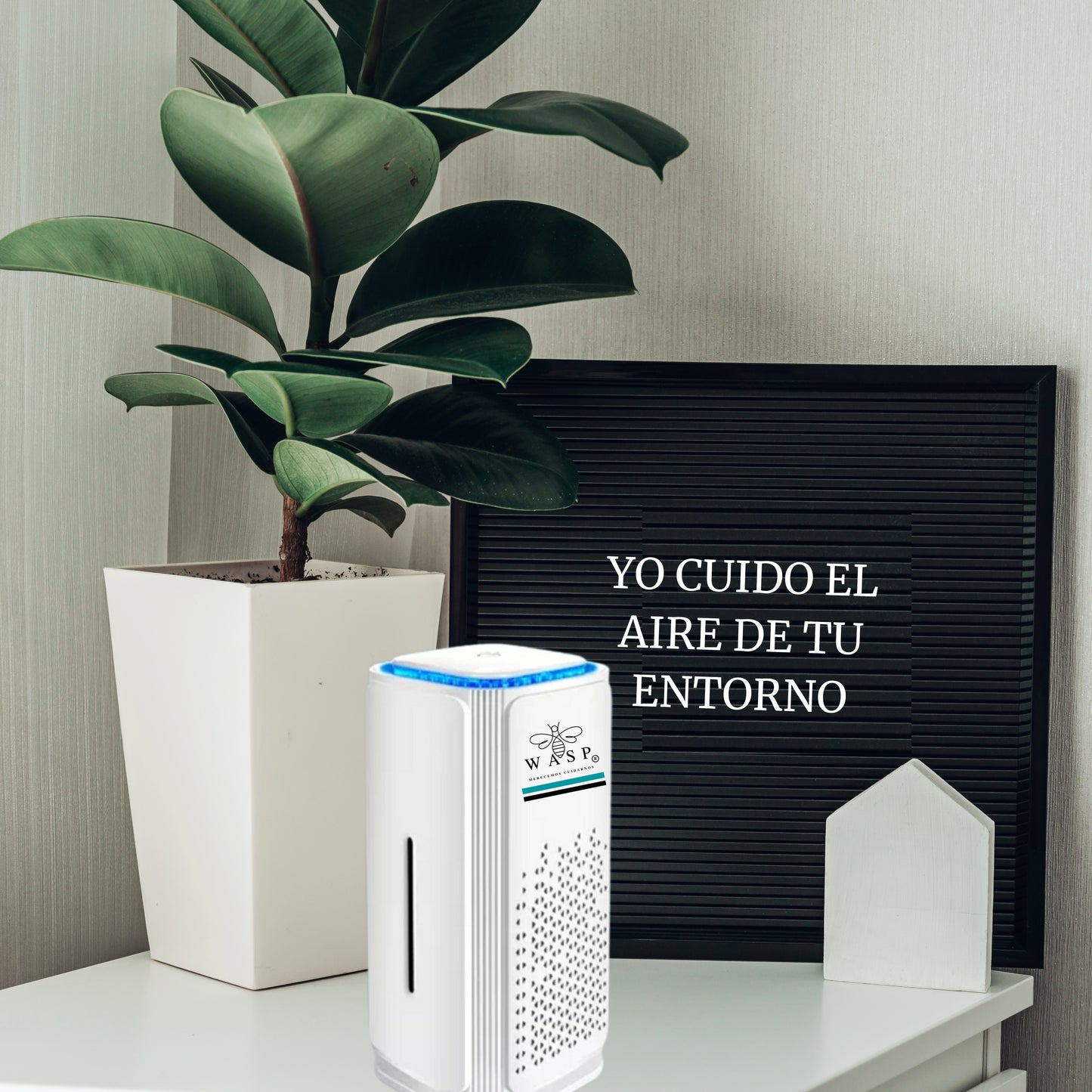 Purificador De Aire Portátil Con Triple Tecnología - MI WASP
