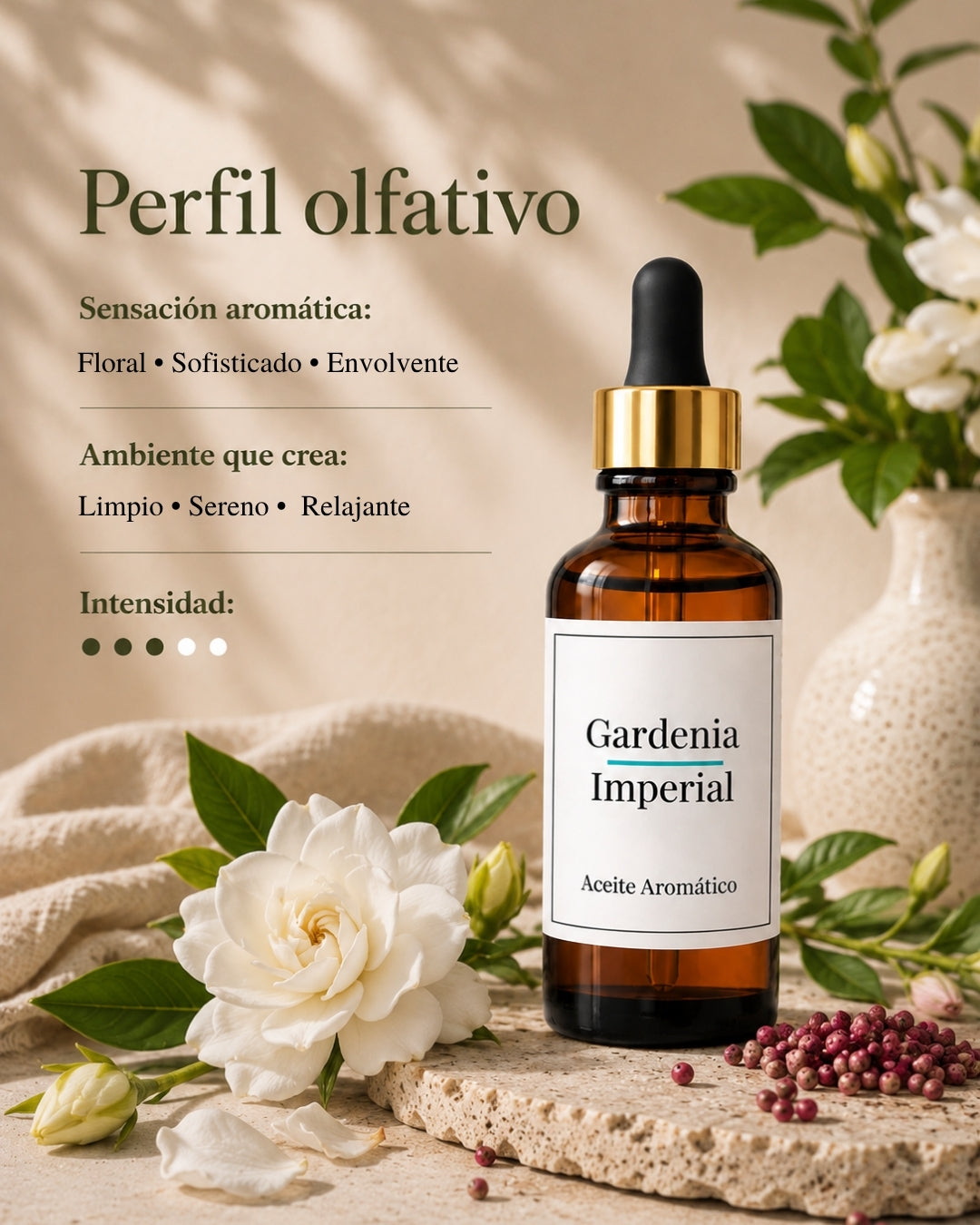 Aceite Aromático - Gardenia Imperial 30 ml