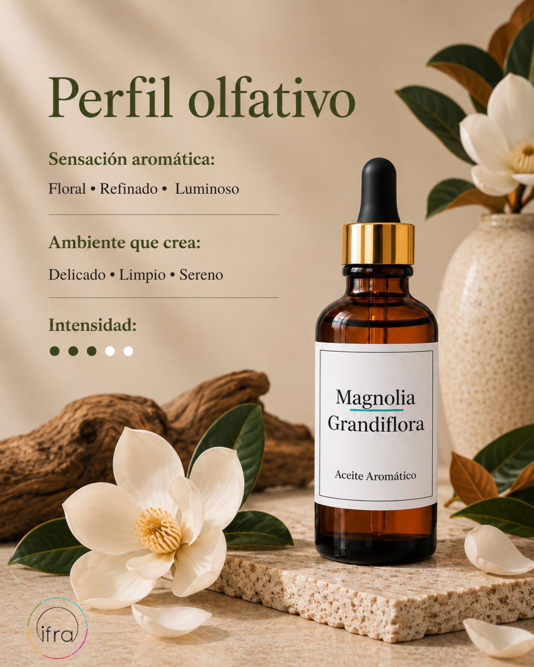 Aceite Aromático - Magnolia Grandiflora 30 ml