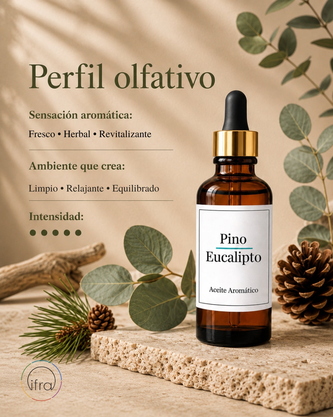 Aceite Aromático - Pino y Eucalipto 30 ml
