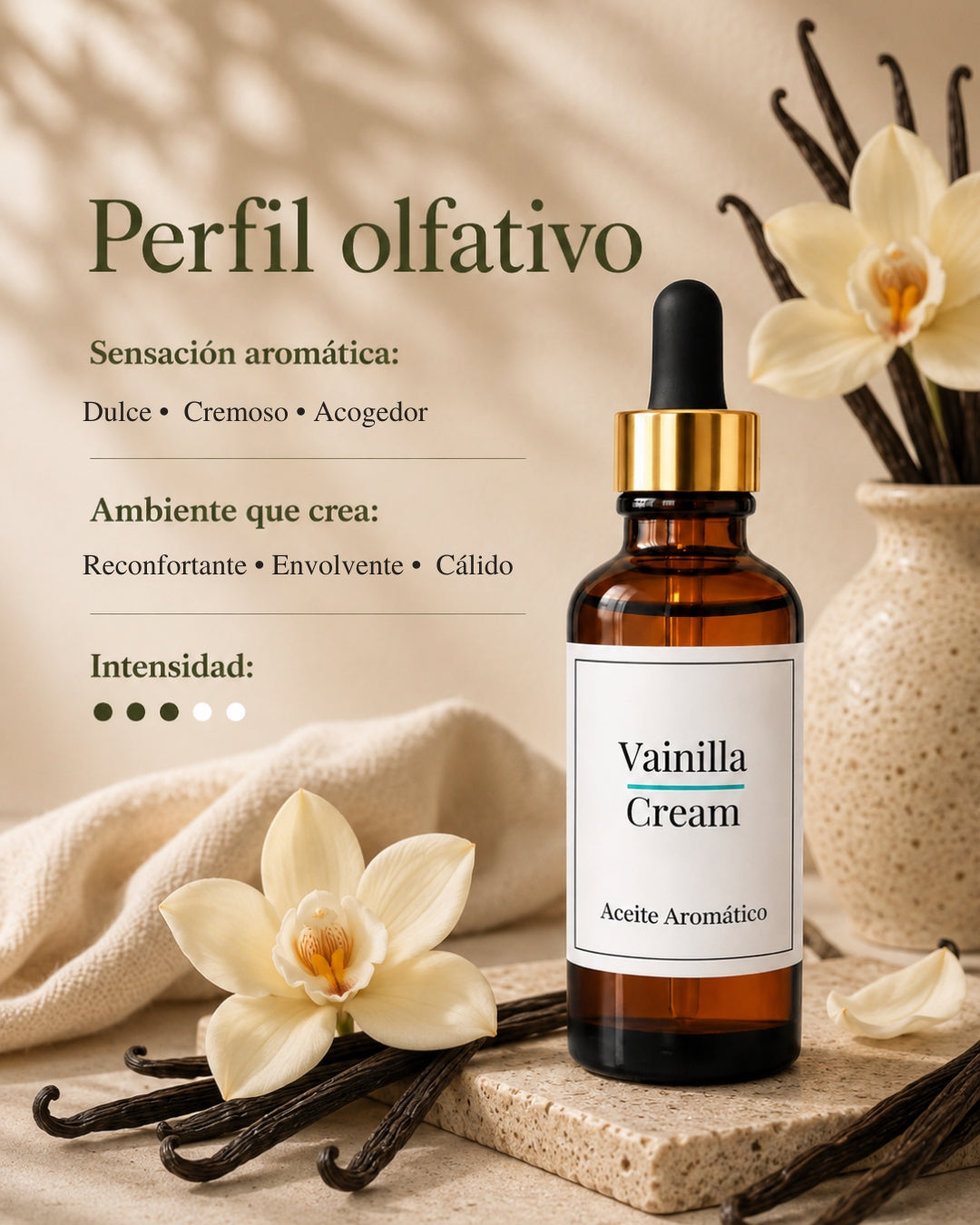 Aceite Aromático - Vainilla Cream 30 ml