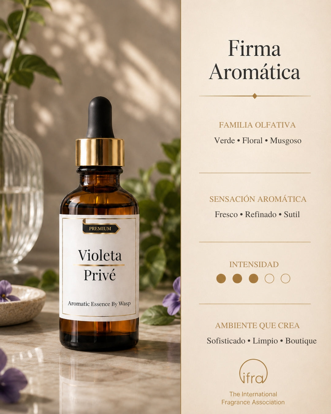 Aceite Aromático - Violeta Privé 30 ml