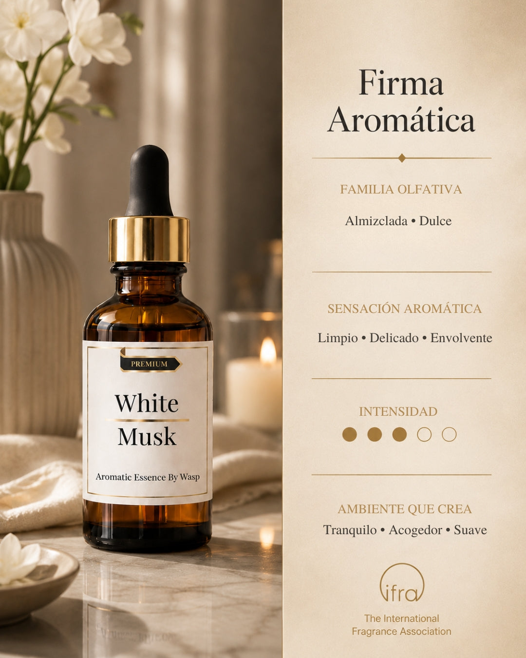 Aceite Aromático - White Musk 30 ml