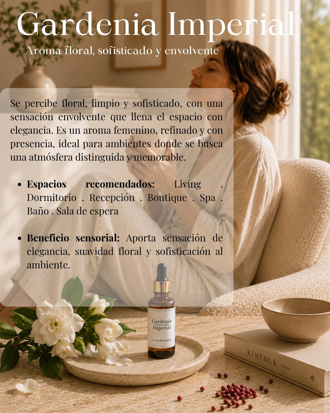 Aceite Aromático - Gardenia Imperial 30 ml