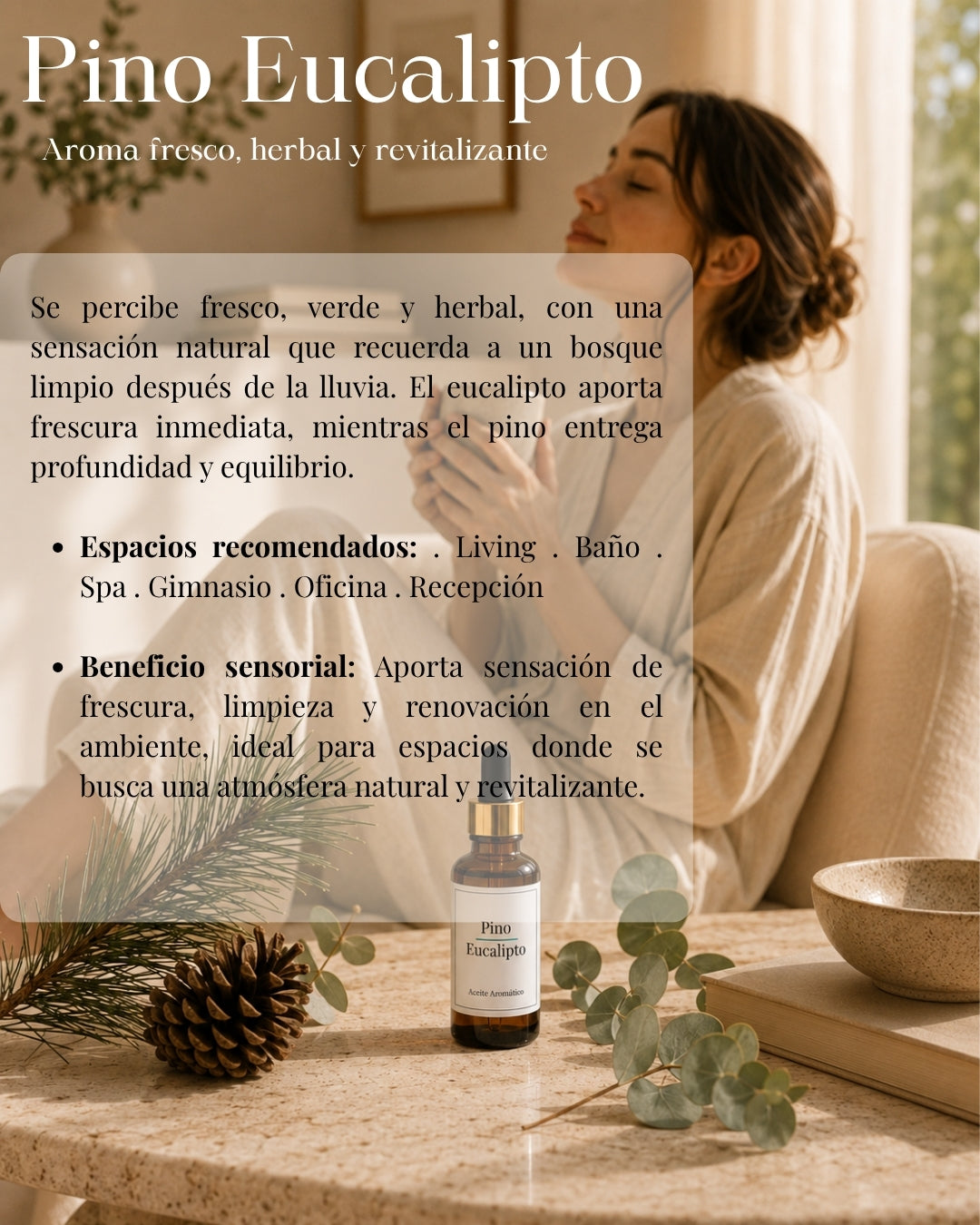 Aceite Aromático - Pino y Eucalipto 30 ml