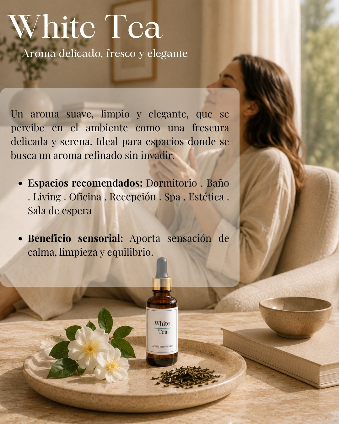 Aceite Aromático - White Tea 30 ml