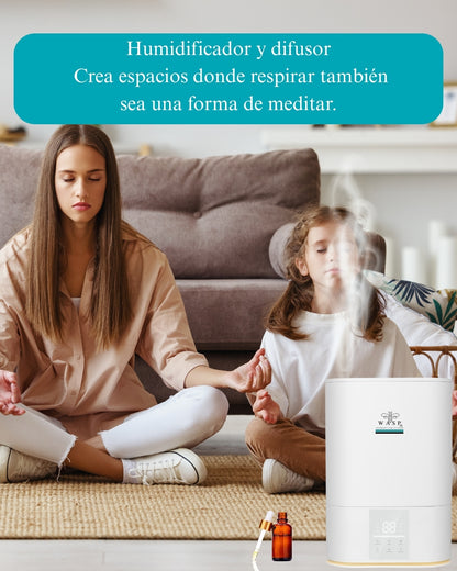 Humidificador Versa Smart con Función Purificadora y Difusor de Aroma
