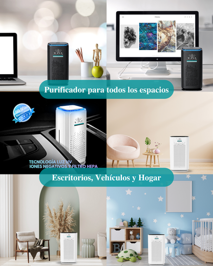Pack Alérgico: Purificadores Smart Wasp y 2 Portátiles Wasp / Solución Integral