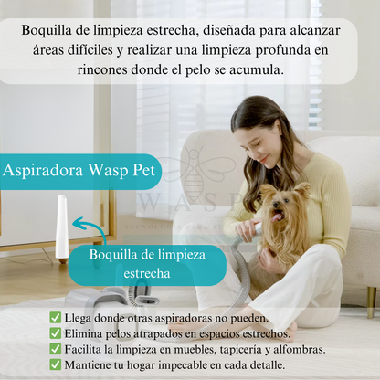 Aspiradora Wasp Pet 4 en 1 con Filtro HEPA - MI WASP