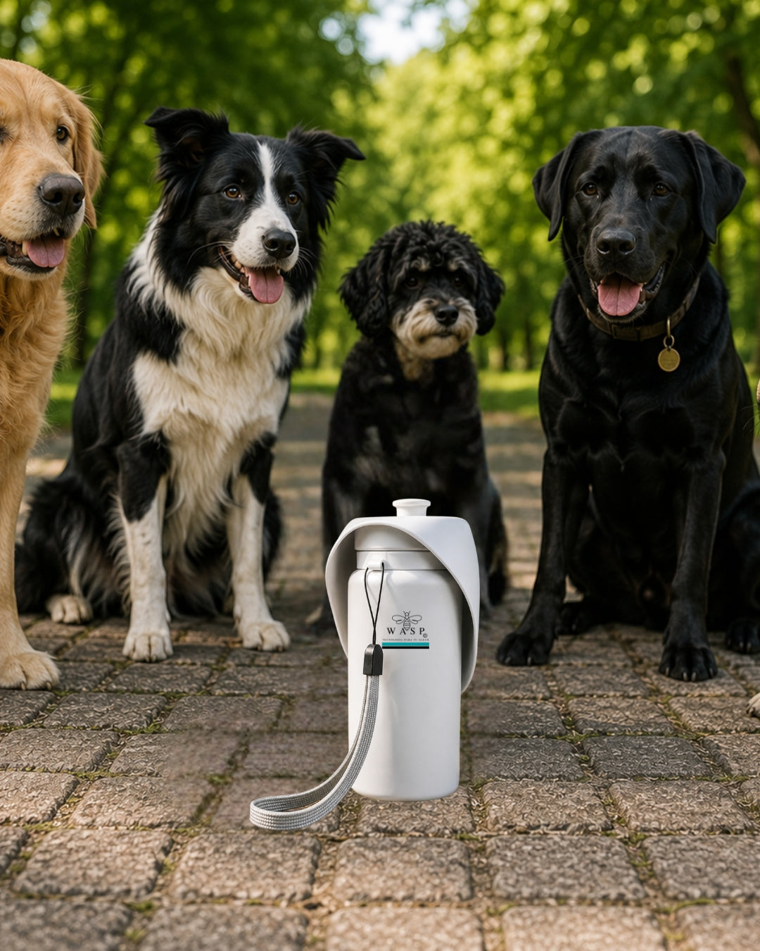 Botella de Agua Plegable Mascota