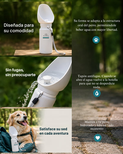 Botella de Agua Plegable Mascota