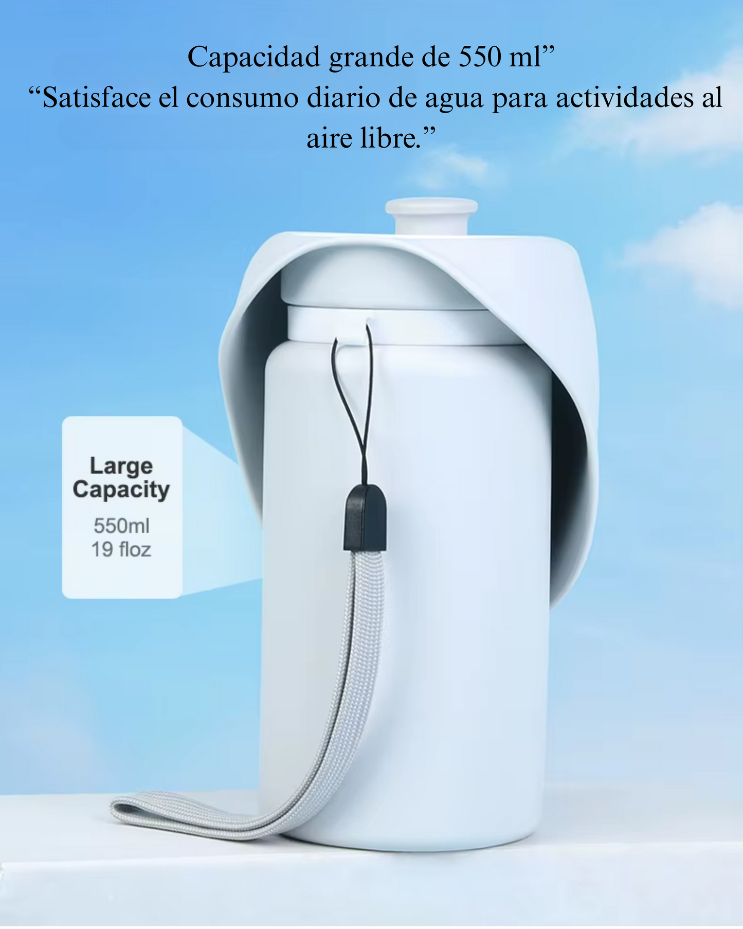 Botella de Agua Plegable Mascota