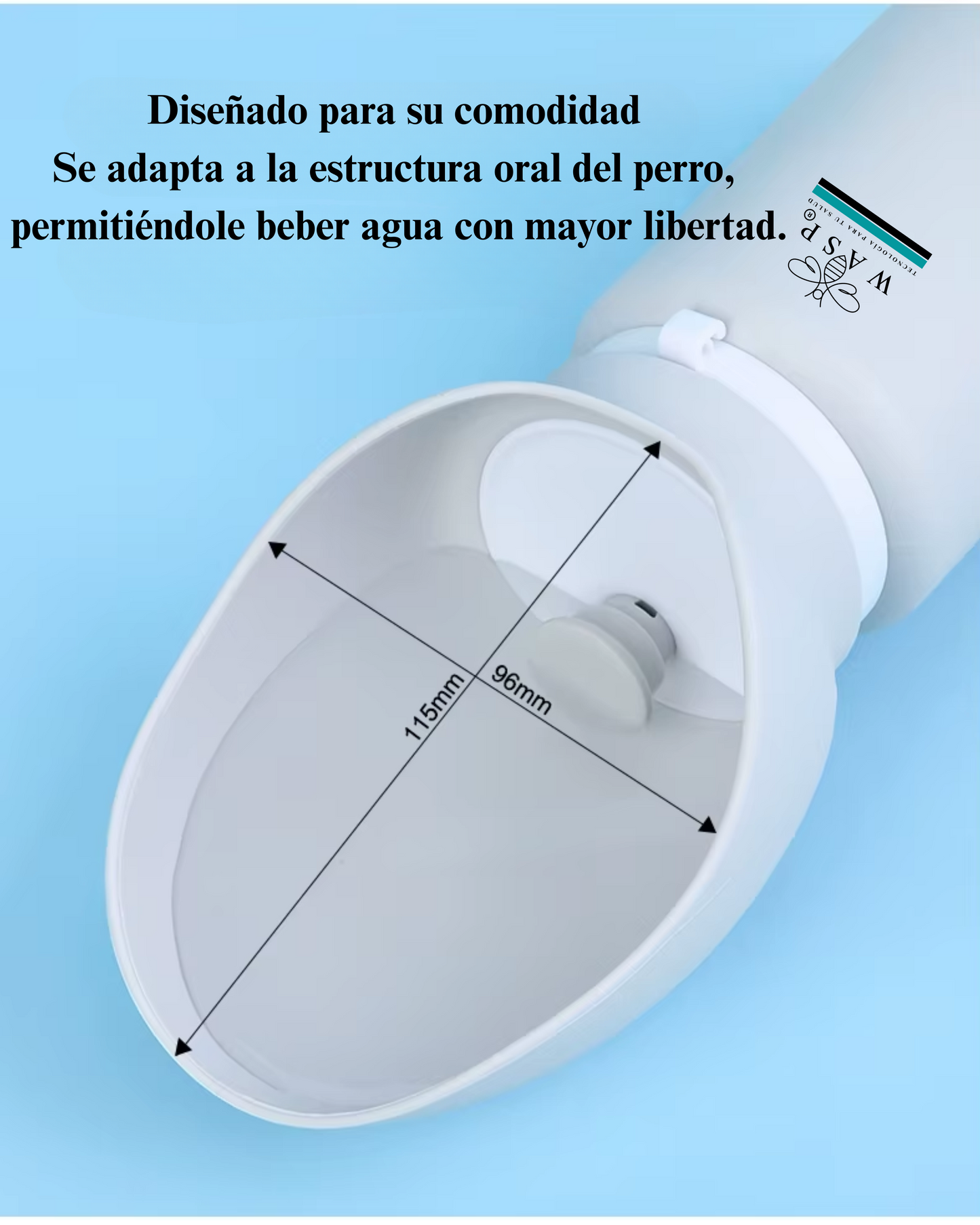 Botella de Agua Plegable Mascota