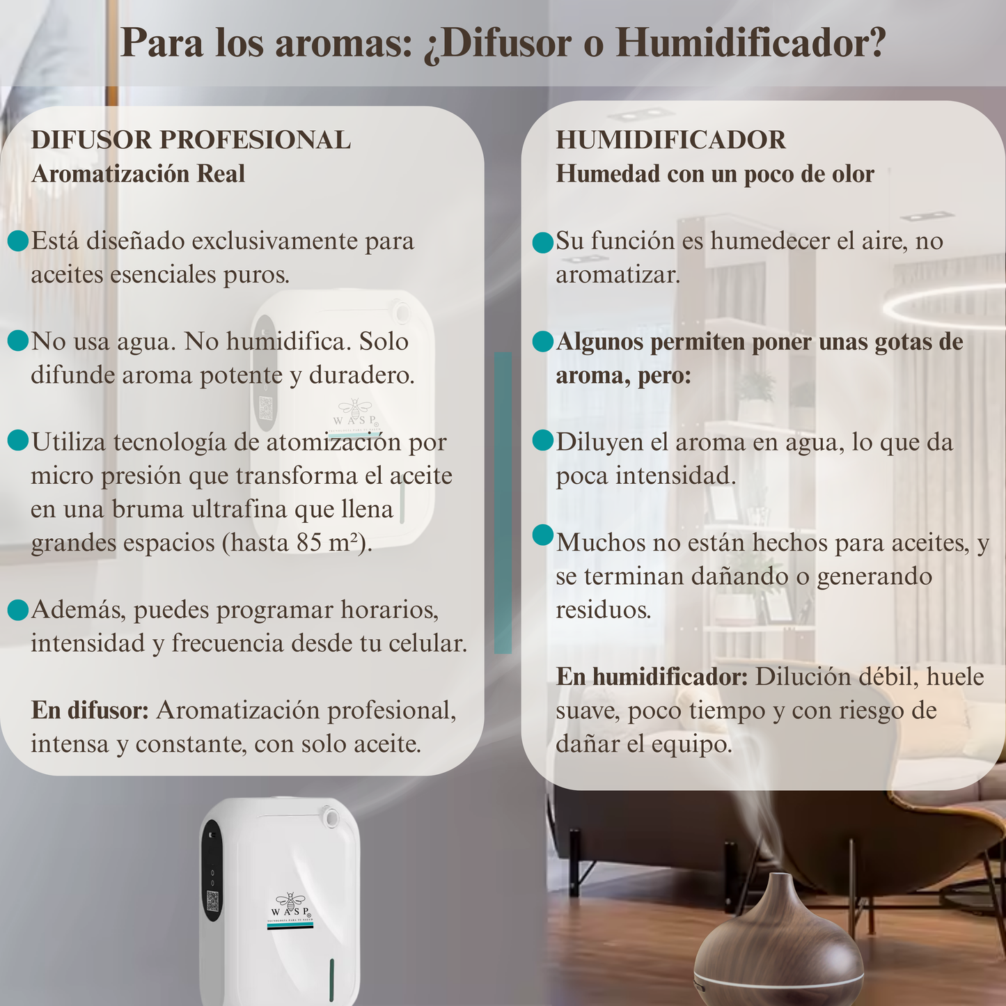Difusor WASP Essence Pro – Difusor de aroma profesional