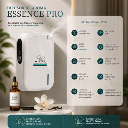 Difusor de Aroma Wasp Essence Pro - Nebulizador Profesional