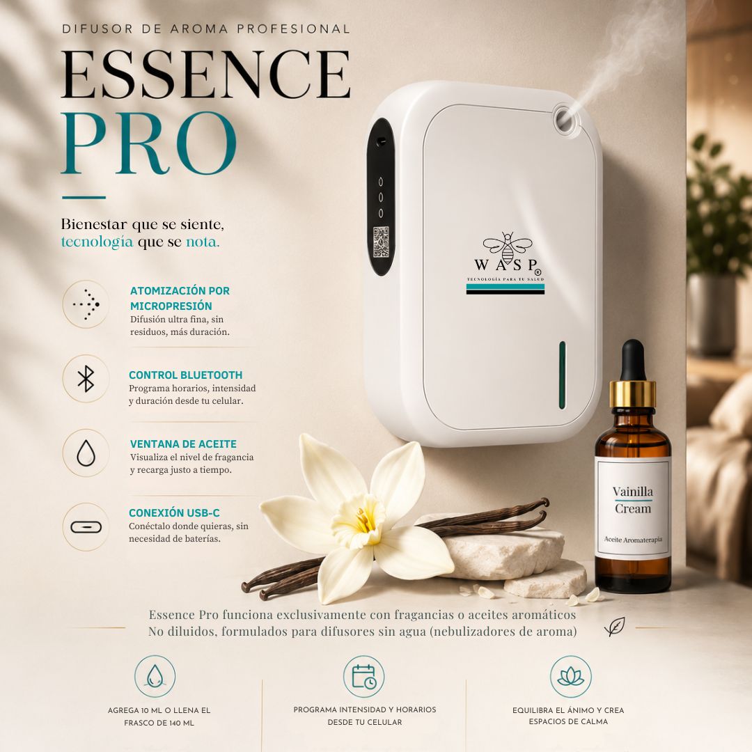 Difusor de Aroma Wasp Essence Pro - Nebulizador Profesional