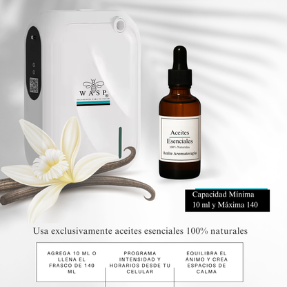 Difusor de Aroma Wasp Essence Pro - Nebulizador Profesional