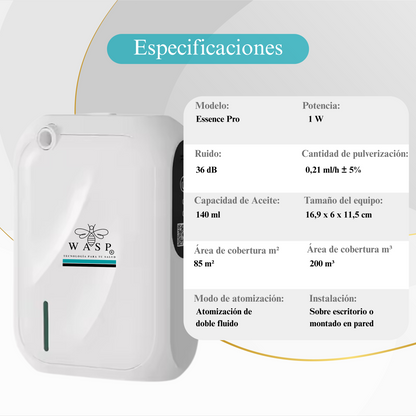 Difusor WASP Essence Pro – Difusor de aroma profesional