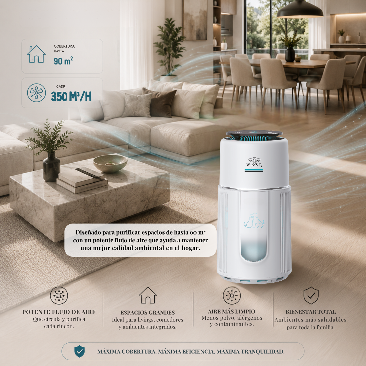 Purificador de Aire Family & Pet Pro - Avanzado