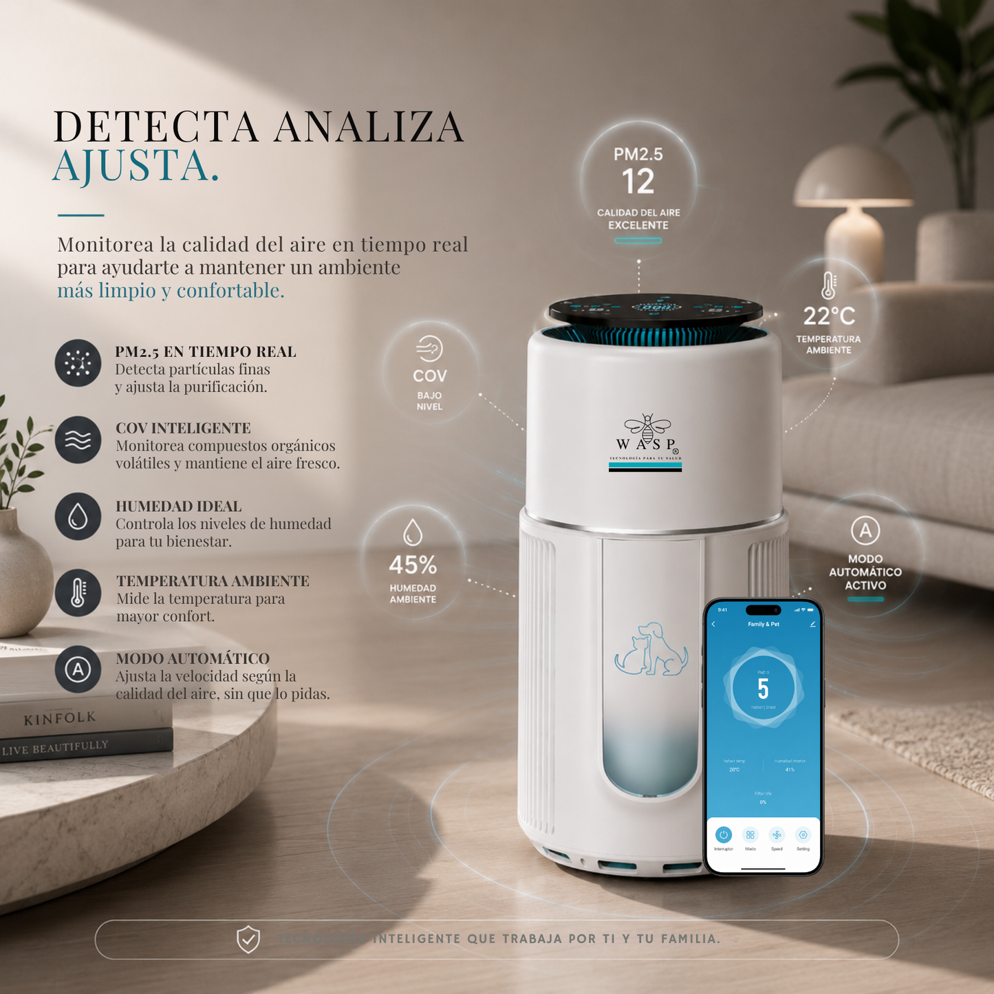 Purificador de Aire Family & Pet Pro - Avanzado