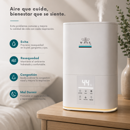 Humidificador Versa Smart con Función Purificadora y Difusor de Aroma