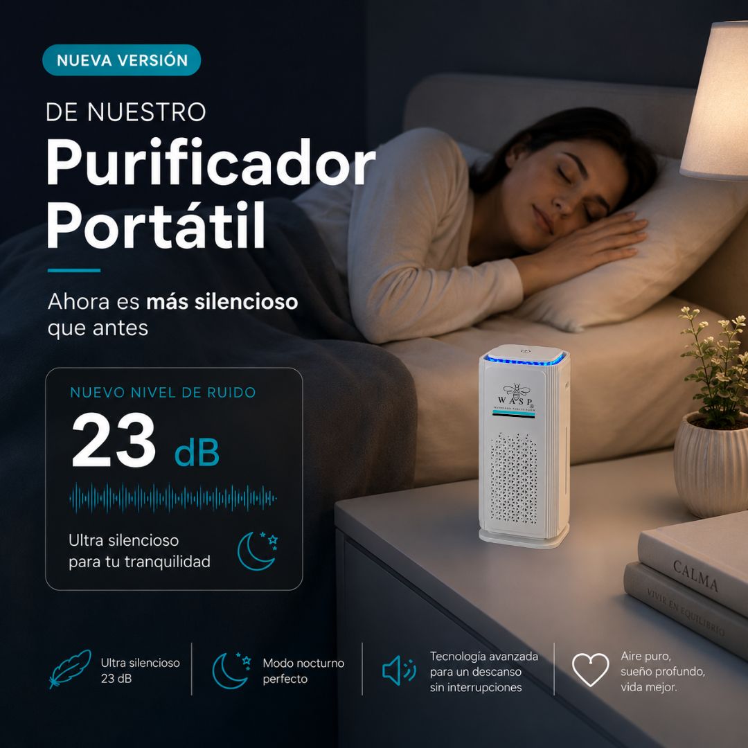 Pack Cyber: Aire limpio en cada espacio (Purificador Family + 2 Purificadores Portátiles)