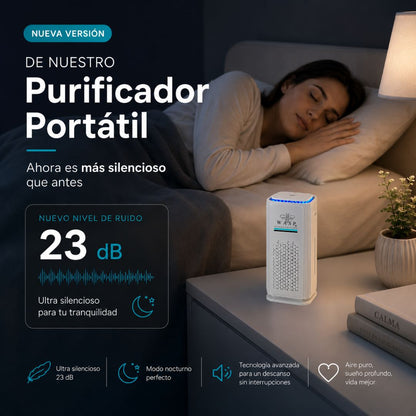 Pack Cyber: Aire limpio en cada espacio (Purificador Family + 2 Purificadores Portátiles)