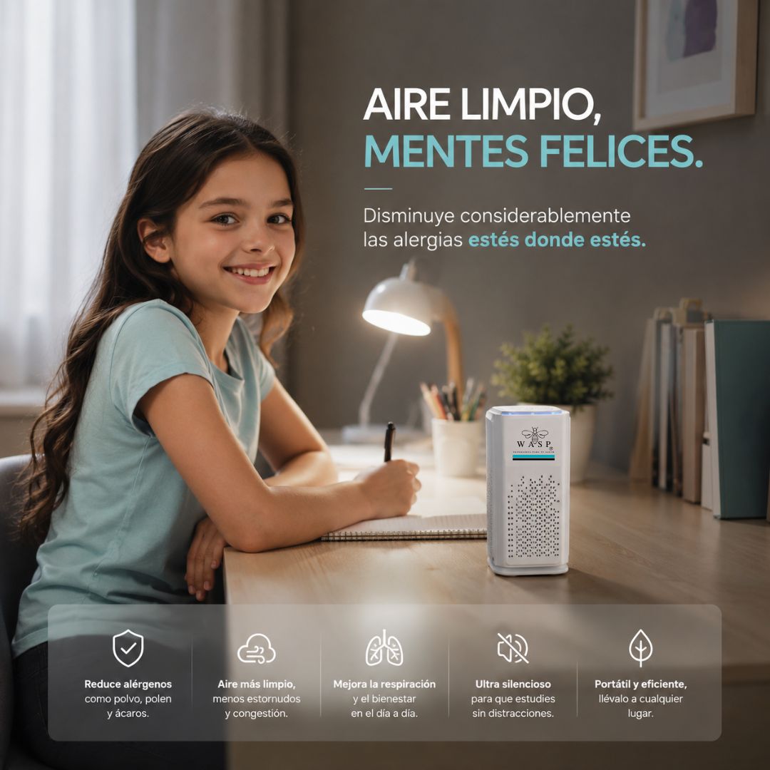 Pack Cyber: Aire limpio en cada espacio (Purificador Family + 2 Purificadores Portátiles)