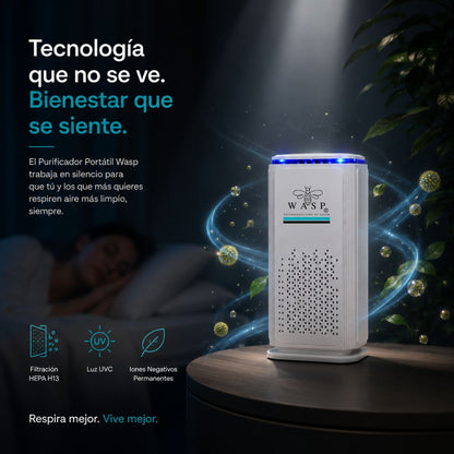 Pack Cyber: Aire limpio en cada espacio (Purificador Family + 2 Purificadores Portátiles)