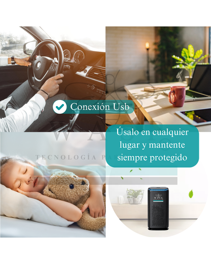 Pack Alérgico: Purificadores Smart Wasp y 2 Portátiles Wasp / Solución Integral