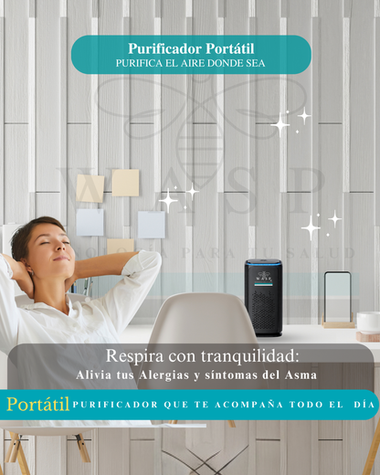 Pack Alérgico: Purificadores Smart Wasp y 2 Portátiles Wasp / Solución Integral