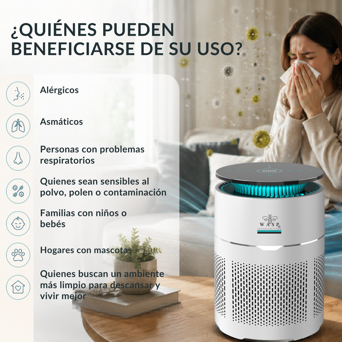 Purificador de Aire Mi Power Pro Wasp - WiFi