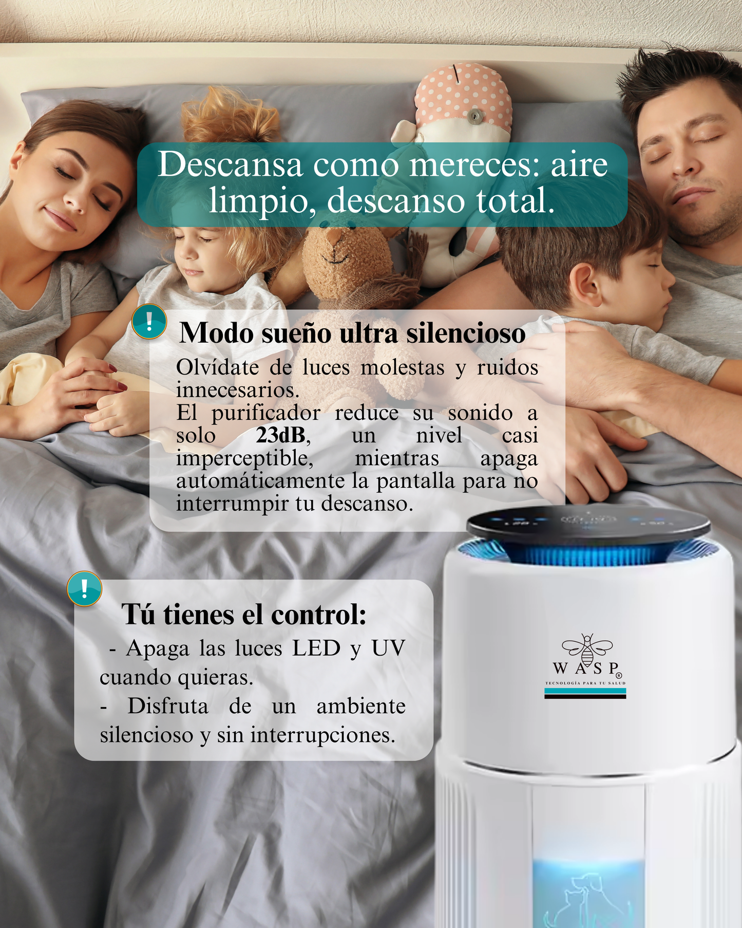 Purificador de Aire Family & Pet Pro - Avanzado