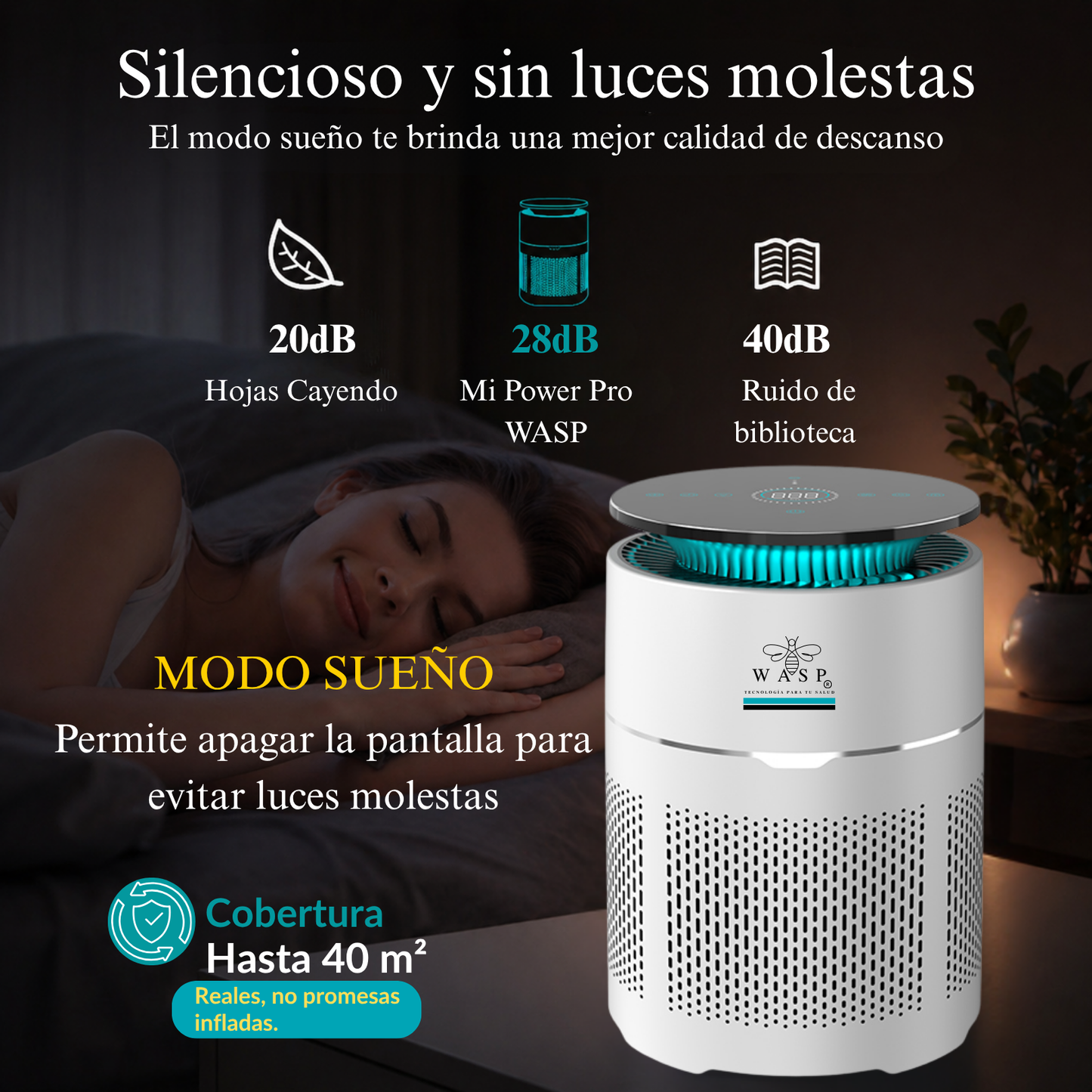 Purificador de Aire Mi Power Pro Wasp - WiFi
