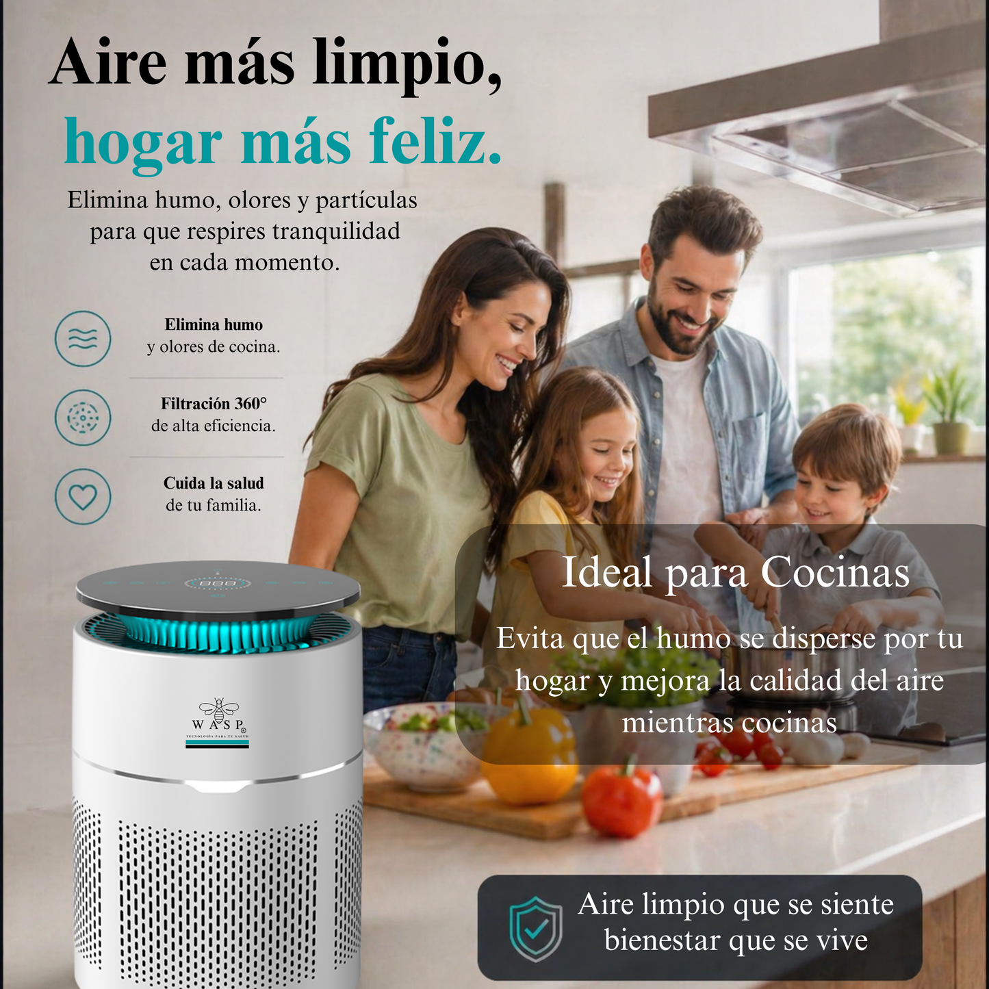 Purificador de Aire Mi Power Pro Wasp