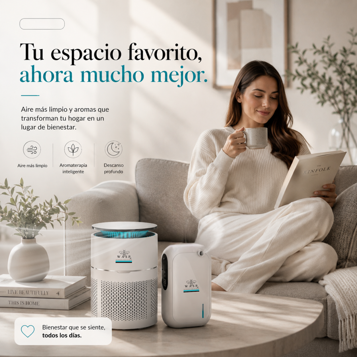 Pack Bienestar Pro: Aire limpio y una experiencia aromática premium