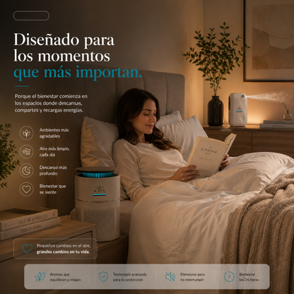 Pack Bienestar Pro: Aire limpio y una experiencia aromática premium
